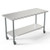 Koolmore CT2460-18C 60" W x 24" D Stainless Steel 18 Gauge Open with Undershelf Work Table