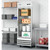 Koolmore RIR-1D-GD 21 Cu. Ft. 1 Glass Door Stainless Steel Reach In Refrigerator - 115 Volts