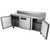 Koolmore RWT-3D-16C 71.5" W Stainless Steel 1 Section Worktop Refrigerator - 115 Volts