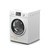 Koolmore FLC-3CWH 2.7 Cu. Ft. White Stainless Steel Drum All In One Washer and Dryer Combo