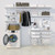 Koolmore FLC-3CWH 2.7 Cu. Ft. White Stainless Steel Drum All In One Washer and Dryer Combo