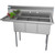 Koolmore SC121610-12L3 51" W 18 Gauge Galvanized 3 Compartments Sink