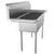 Koolmore SC121610-12L3 51" W 18 Gauge Galvanized 3 Compartments Sink