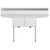 Koolmore SB151512-15B3 60" W 18 Gauge Galvanized 2 Compartments Sink