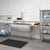 Koolmore KM-SC181814-18R3 75" W 18 Gauge Galvanized 3 Compartments Sink