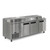 Koolmore KM-RPPS-3DSS 72" W Stainless Steel with Opening for 12 Pans Pizza Prep Refrigerator