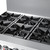 Koolmore KM-CRGB60-LP 60" W Stainless Steel 6 Burners with 24" Griddle, Broiler and 2 Ovens Liquid Propane Commercial Range