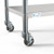 Koolmore CT2448-18C 48" W x 24" D Stainless Steel 18 Gauge Open with Undershelf Work Table