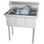 Koolmore SC101410-N3 36" W 18 Gauge Galvanized 3 Compartments Sink