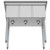 Koolmore SC101410-N3 36" W 18 Gauge Galvanized 3 Compartments Sink