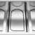 Koolmore KM-OWS-4SG 4 Pans Stainless Steel Electric Steam Table with Undershelf and Sneeze Guard