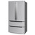 Koolmore RERFDSS-22C 22.5 Cu.Ft Stainless Steel French Door Refrigerator with Bottom Freezer - 120 Volts