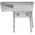 Koolmore SB121610-16L3 43" W 18 Gauge Galvanized 2 Compartments Sink