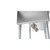 Koolmore SB121610-16L3 43" W 18 Gauge Galvanized 2 Compartments Sink