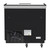 Koolmore KM-GF36-BK 9 Cu. Ft. Black Stainless Steel Commercial Glass Forster - 115 Volts