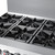 Koolmore KM-CRGB60-NG 60" W Stainless Steel 6 Burners with 24" Griddle, Broiler and 2 Ovens Natural Gas Commercial Range