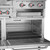 Koolmore KM-CRGB60-NG 60" W Stainless Steel 6 Burners with 24" Griddle, Broiler and 2 Ovens Natural Gas Commercial Range