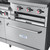 Koolmore KM-CRGB60-NG 60" W Stainless Steel 6 Burners with 24" Griddle, Broiler and 2 Ovens Natural Gas Commercial Range