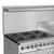 Koolmore KM-CRGB60-NG 60" W Stainless Steel 6 Burners with 24" Griddle, Broiler and 2 Ovens Natural Gas Commercial Range