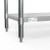 Koolmore CT2436-18C 36" W x 24" D Stainless Steel 18 Gauge Open with Undershelf Work Table