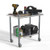 Koolmore CT2436-18C 36" W x 24" D Stainless Steel 18 Gauge Open with Undershelf Work Table