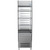 Koolmore CDAU-7C-SS 7.7 Cu. Ft. Stainless Steel Vertical Case Grab and Go Open Air Merchandiser - 115 Volts