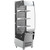 Koolmore CDAU-7C-SS 7.7 Cu. Ft. Stainless Steel Vertical Case Grab and Go Open Air Merchandiser - 115 Volts