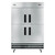 Koolmore RIR-2D-SSHD 47 Cu. Ft. 4 Half Solid Doors Stainless Steel Reach In Refrigerator - 115 Volts