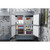 Koolmore RIR-2D-SSHD 47 Cu. Ft. 4 Half Solid Doors Stainless Steel Reach In Refrigerator - 115 Volts