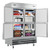 Koolmore RIR-2D-SSHD 47 Cu. Ft. 4 Half Solid Doors Stainless Steel Reach In Refrigerator - 115 Volts