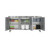 Koolmore KM-UCR-3DSS 11 Cu. Ft. Stainless Steel 2 Solid Hinged Doors Reach-In Undercounter Refrigerator - 115 Volts
