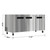 Koolmore KM-UCR-3DSS 11 Cu. Ft. Stainless Steel 2 Solid Hinged Doors Reach-In Undercounter Refrigerator - 115 Volts