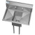 Koolmore SA101410-10B3 30" W Galvanized Base 18 Gauge 1 Compartment Sink
