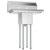 Koolmore SA101410-10B3 30" W Galvanized Base 18 Gauge 1 Compartment Sink