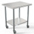 Koolmore CT2430-18C 30" W x 24" D Stainless Steel 18 Gauge Open with Undershelf Work Table