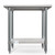 Koolmore CT2430-18C 30" W x 24" D Stainless Steel 18 Gauge Open with Undershelf Work Table