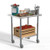 Koolmore CT2430-18C 30" W x 24" D Stainless Steel 18 Gauge Open with Undershelf Work Table