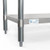 Koolmore CT2430-18C 30" W x 24" D Stainless Steel 18 Gauge Open with Undershelf Work Table