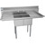 Koolmore SB121610-16B3 56.1" W 18 Gauge Galvanized 2 Compartments Sink