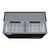 Koolmore KM-GF50-BK 14 Cu. Ft. Black Stainless Steel Commercial Glass Forster - 115 Volts