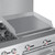 Koolmore KM-CRG60-LP 60" W Stainless Steel 6 Burners with 24" Griddle and 2 Ovens Liquid Propane Commercial Range