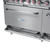 Koolmore KM-CRG60-LP 60" W Stainless Steel 6 Burners with 24" Griddle and 2 Ovens Liquid Propane Commercial Range