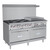 Koolmore KM-CRG60-LP 60" W Stainless Steel 6 Burners with 24" Griddle and 2 Ovens Liquid Propane Commercial Range