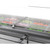 Koolmore KM-RBT-72CSFG 70.6" W Stainless Steel Refrigerated Prep Station with Sneeze Guard and Buffet Slide - 115 Volts