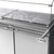 Koolmore KM-RBT-72CSFG 70.6" W Stainless Steel Refrigerated Prep Station with Sneeze Guard and Buffet Slide - 115 Volts