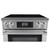 Koolmore KM-EPR-30TDP-SS 30" W x 23.6" D x 36" H Stainless Steel Self-Cleaning Professional Electric Range - 240 Volts
