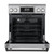 Koolmore KM-EPR-30TDP-SS 30" W x 23.6" D x 36" H Stainless Steel Self-Cleaning Professional Electric Range - 240 Volts