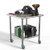Koolmore CT3030-18C 30" W x 30" D Stainless Steel 18 Gauge Open with Undershelf Work Table