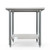Koolmore CT3030-18C 30" W x 30" D Stainless Steel 18 Gauge Open with Undershelf Work Table