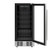 Koolmore KM-BIR3C-GD 3 Cu. Ft. Stainless Steel 1 Glass Door Undercounter Refrigerator - 115 Volts